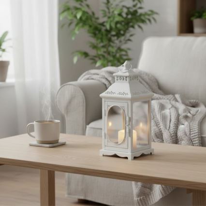 ROSEHILL Decorative Lantern, 27.5 cm, White