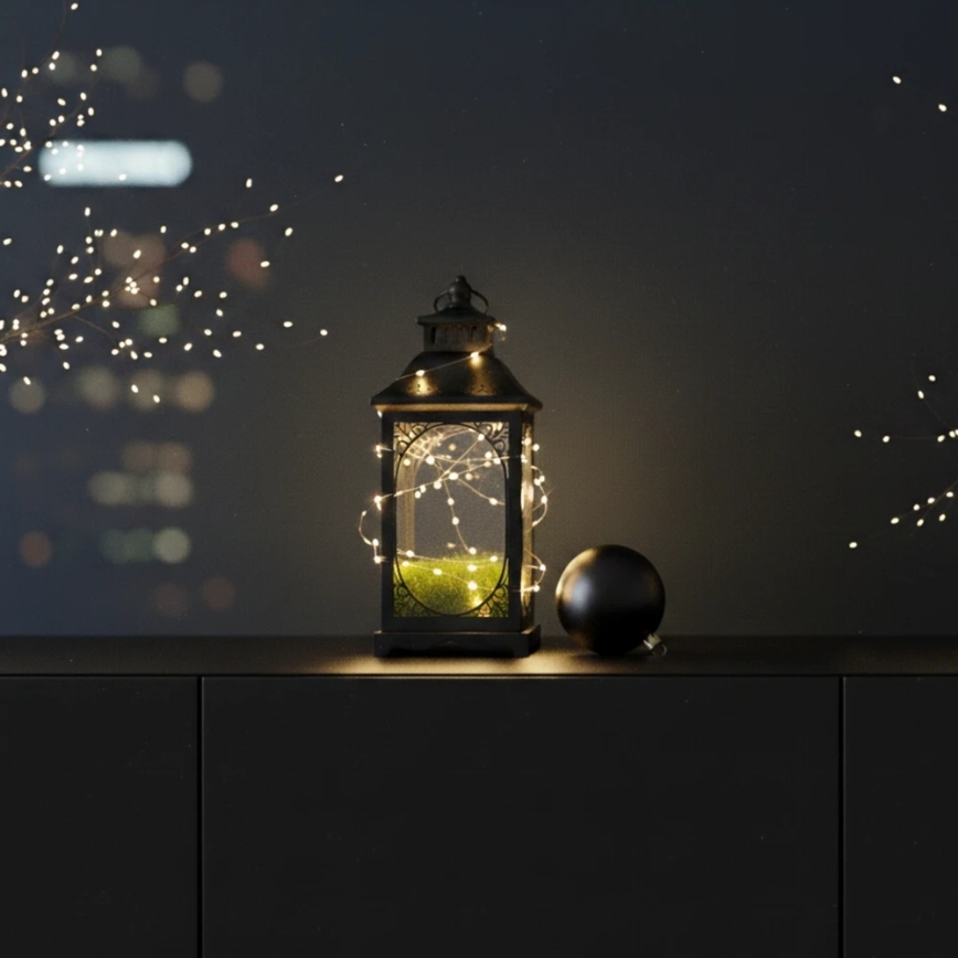 ROSEHILL Decorative Lantern, 40 cm, Black