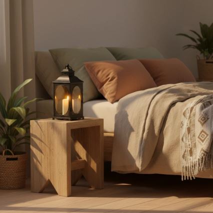 ROSEHILL Decorative Lantern, 40 cm, Black