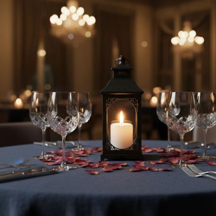 ROSEHILL Decorative Lantern, 40 cm, Black