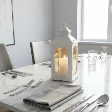 ROSEHILL Decorative Lantern, 40 cm, White