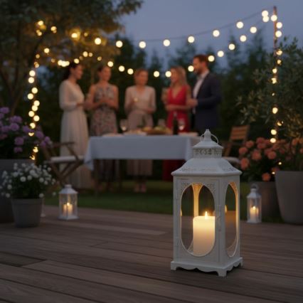 ROSEHILL Decorative Lantern, 40 cm, White