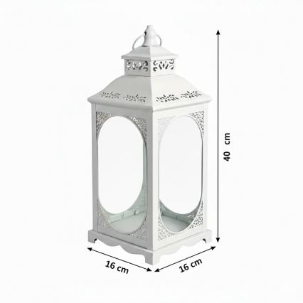 ROSEHILL Decorative Lantern, 40 cm, White