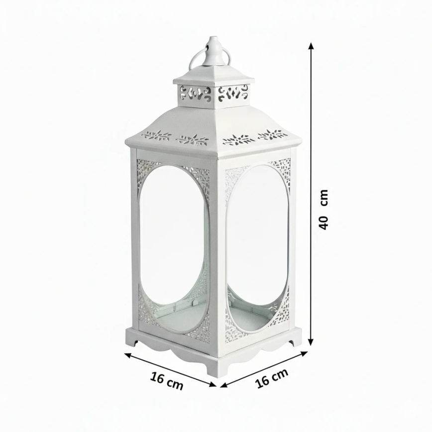 ROSEHILL Decorative Lantern, 40 cm, White