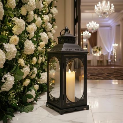 ROSEHILL Decorative Lantern 54.5 cm, Black