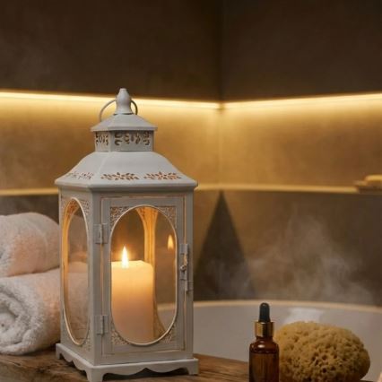 ROSEHILL Decorative Lantern, 54.5 cm, White