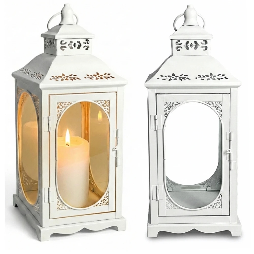 ROSEHILL Decorative Lantern, 54.5 cm, White