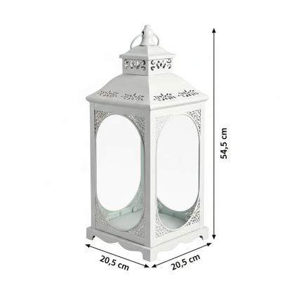 ROSEHILL Decorative Lantern, 54.5 cm, White
