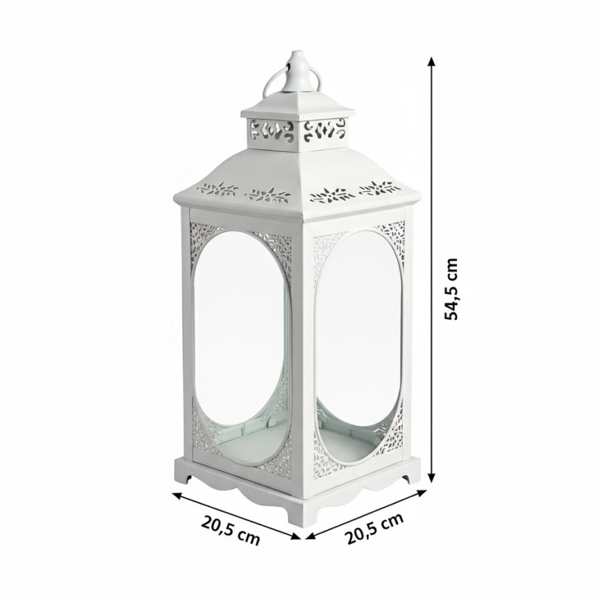ROSEHILL Decorative Lantern, 54.5 cm, White