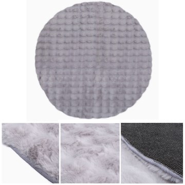 Round rug RABBIT BUBBLE 160 cm grey