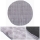 Round rug RABBIT BUBBLE 160 cm grey