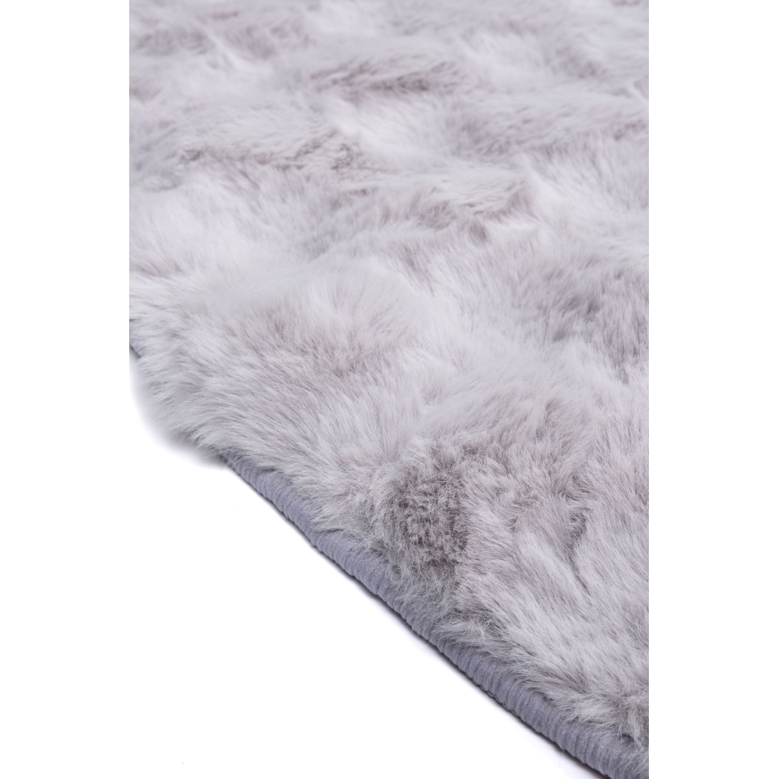 Round rug RABBIT BUBBLE 160 cm grey