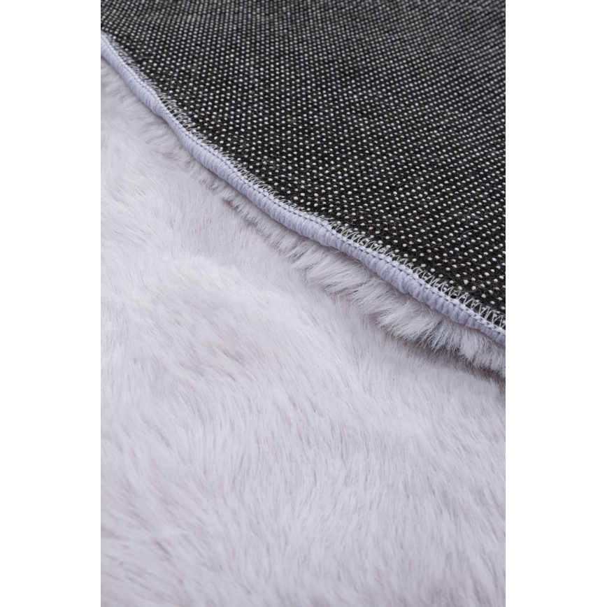 Round rug RABBIT BUBBLE 160 cm grey