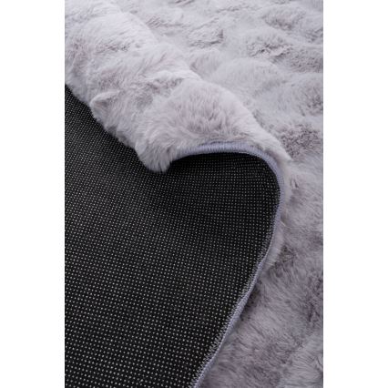 Round rug RABBIT BUBBLE 160 cm grey