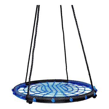 Round swing, Ø 80 cm, Black/Blue