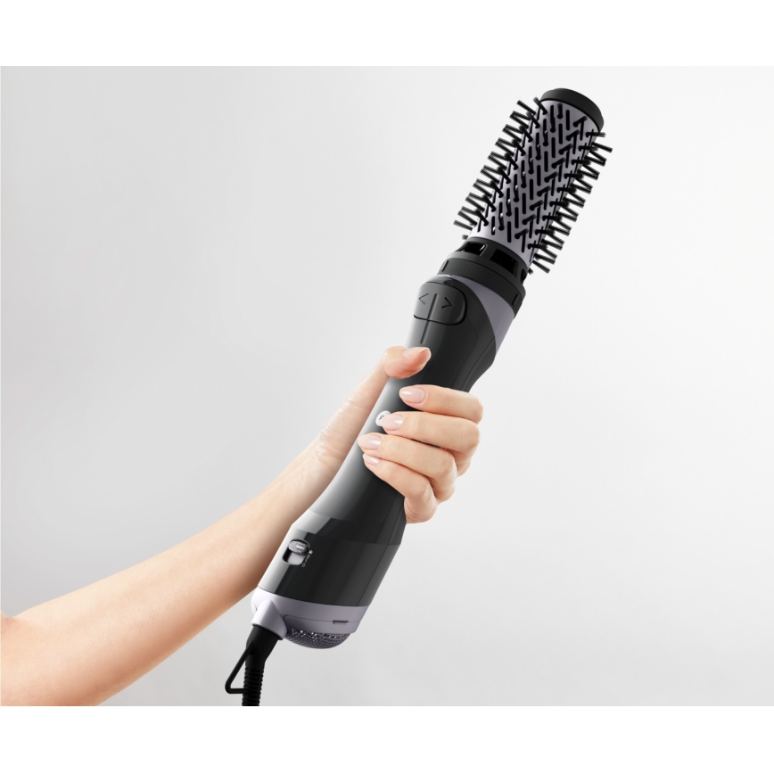Rowenta - BRUSH ACTIV 1000W/230V Hot Air Brush, Black