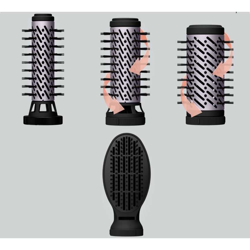 Rowenta - BRUSH ACTIV 1000W/230V Hot Air Brush, Black