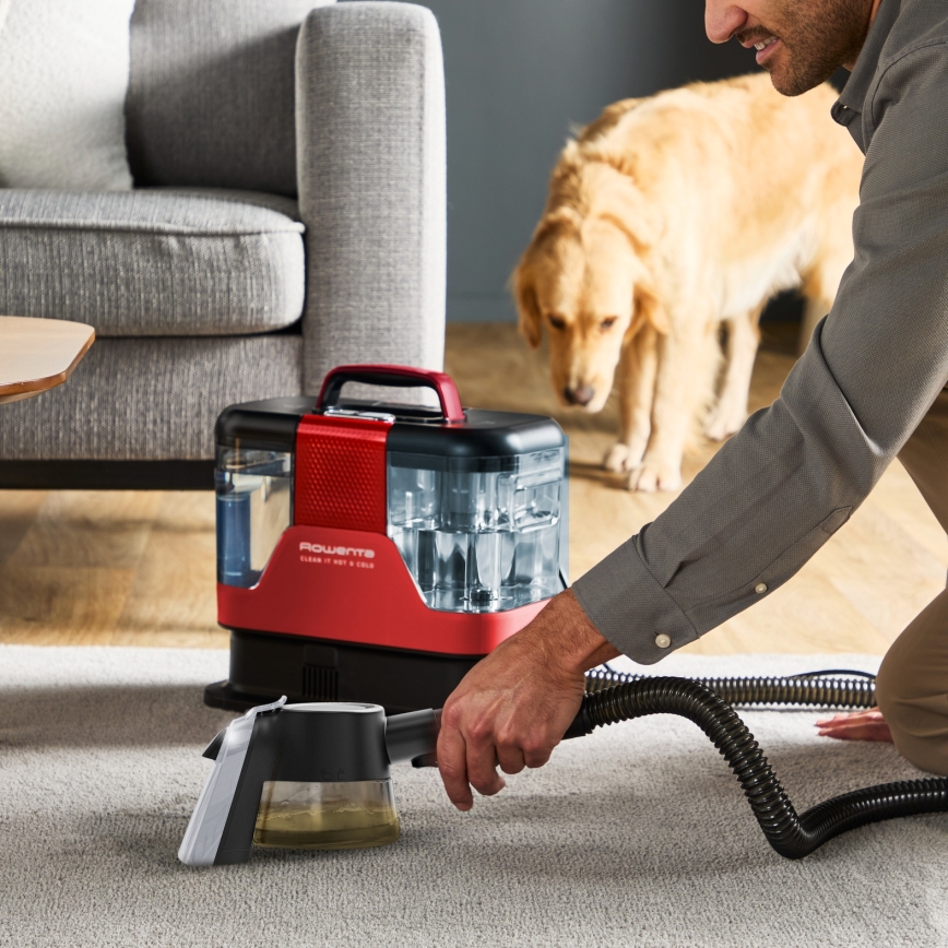 Rowenta - Carpet and Upholstery Cleaner CLEAN IT HOT & COLD ANIMAL 1150W/230V