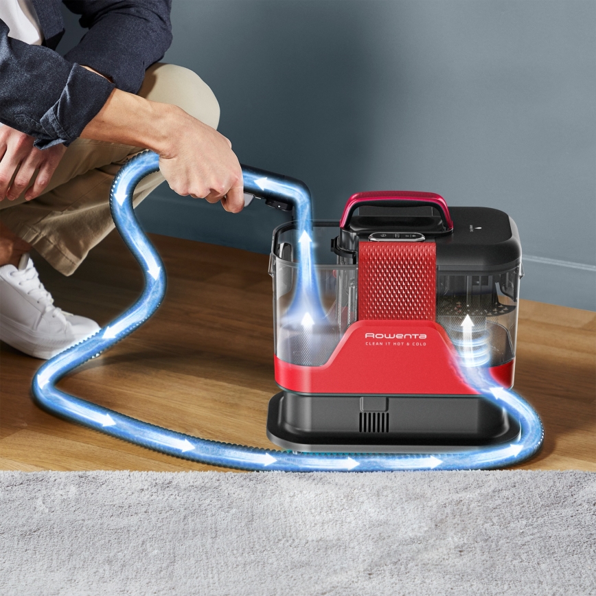 Rowenta - Carpet and Upholstery Cleaner CLEAN IT HOT & COLD ANIMAL 1150W/230V