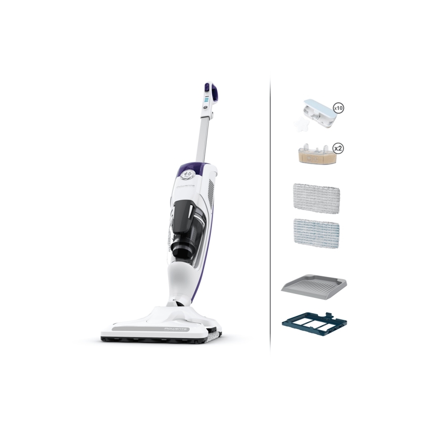 Rowenta - CLEAN&STEAM 2‑in‑1 Vacuum Cleaner and Steam Mop