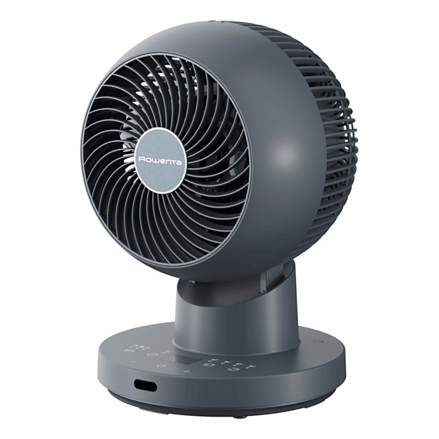 Rowenta - Table fan TURBO SWIFT COMPACT 230V blue + remote control