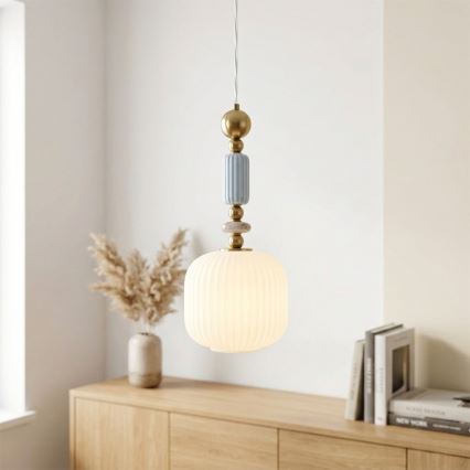 ROYAL Cable Pendant Light 1xE27/15W/230V, Gold/White