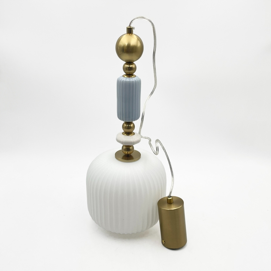 ROYAL Cable Pendant Light 1xE27/15W/230V, Gold/White