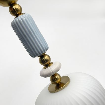 ROYAL Cable Pendant Light 1xE27/15W/230V, Gold/White
