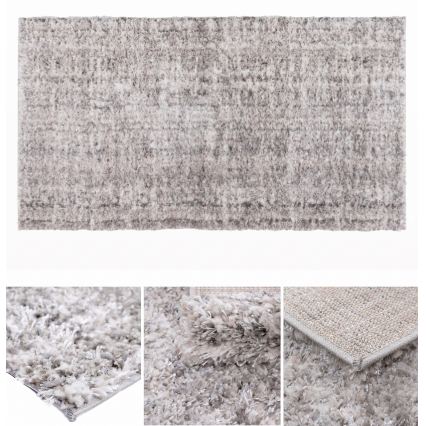 Rug BILBAO SHAGGY 160x230 cm grey/anthracite