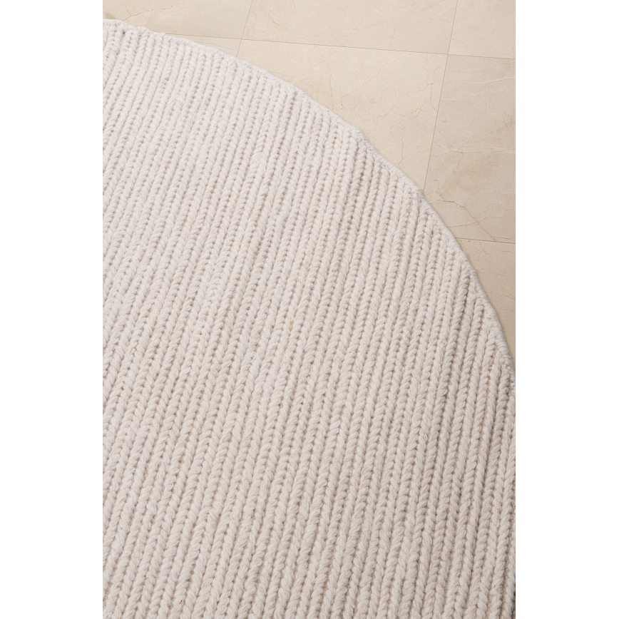 Rug FIR WOOL 160 cm 2600 g/m2 cream/natural