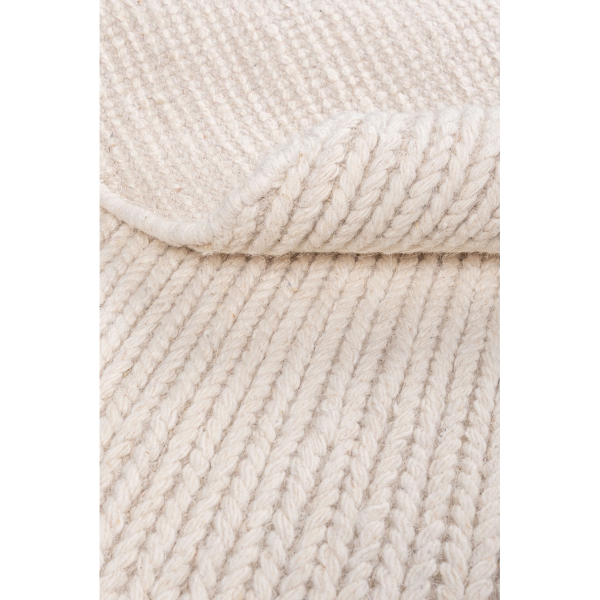 Rug FIR WOOL 160 cm 2600 g/m2 cream/natural