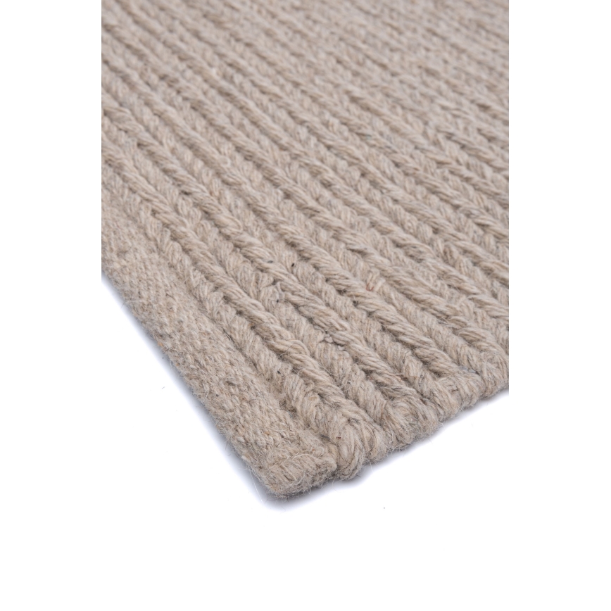 Rug FIR WOOL 160x230 cm 2600 g/m2 beige/natural