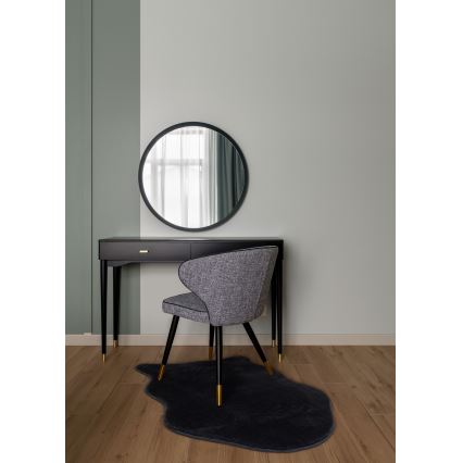 Rug RABBIT-FOX 60x90 cm black