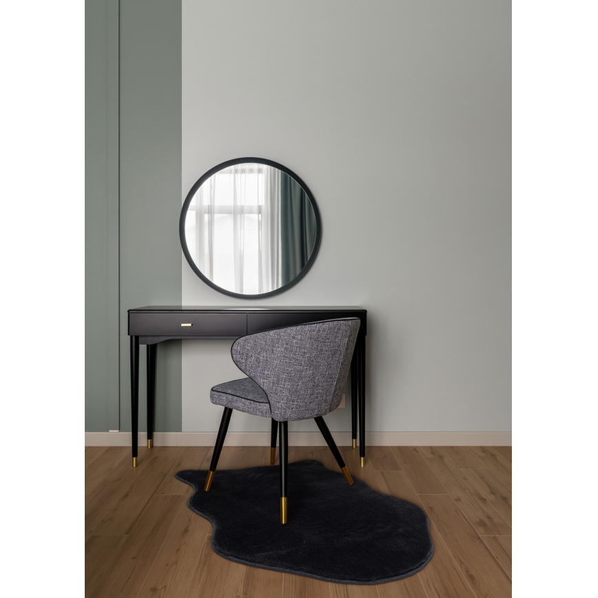 Rug RABBIT-FOX 60x90 cm black