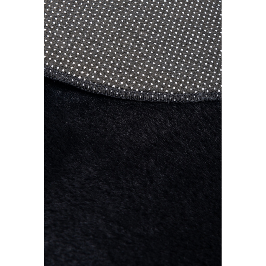 Rug RABBIT-FOX 60x90 cm black