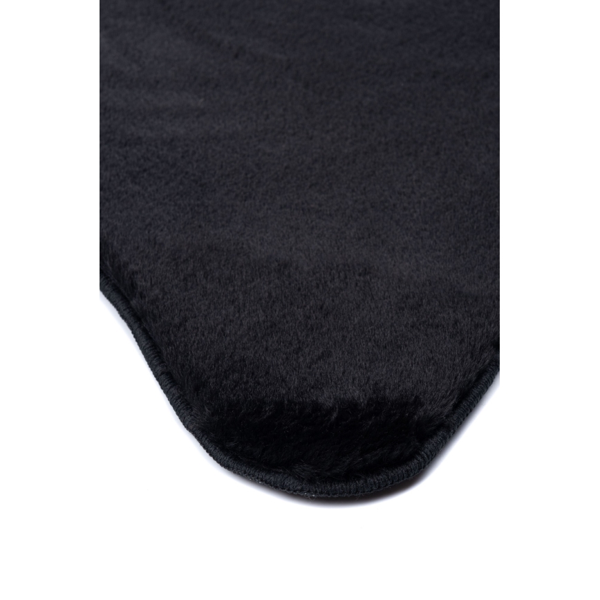 Rug RABBIT-FOX 60x90 cm black