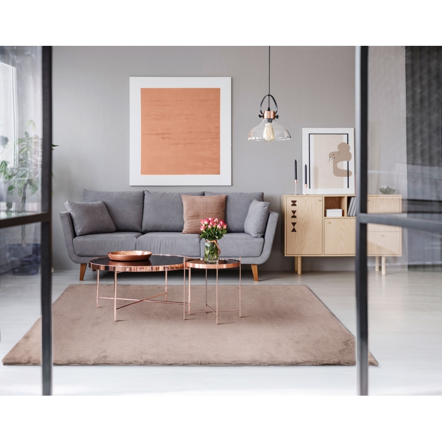 Rug RABBIT-ROSA NEW 120x170 cm 2000g/m2 beige