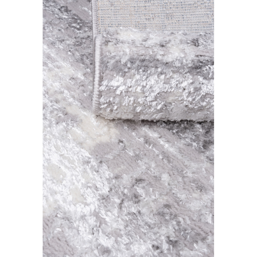 Rug SALAMANCA 67x120 cm grey/white