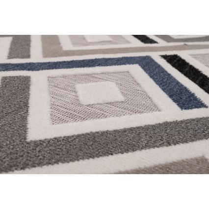 Rug SHIFT 120x160 cm gray/blue/beige