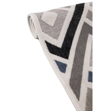Rug SHIFT 120x160 cm gray/blue/beige