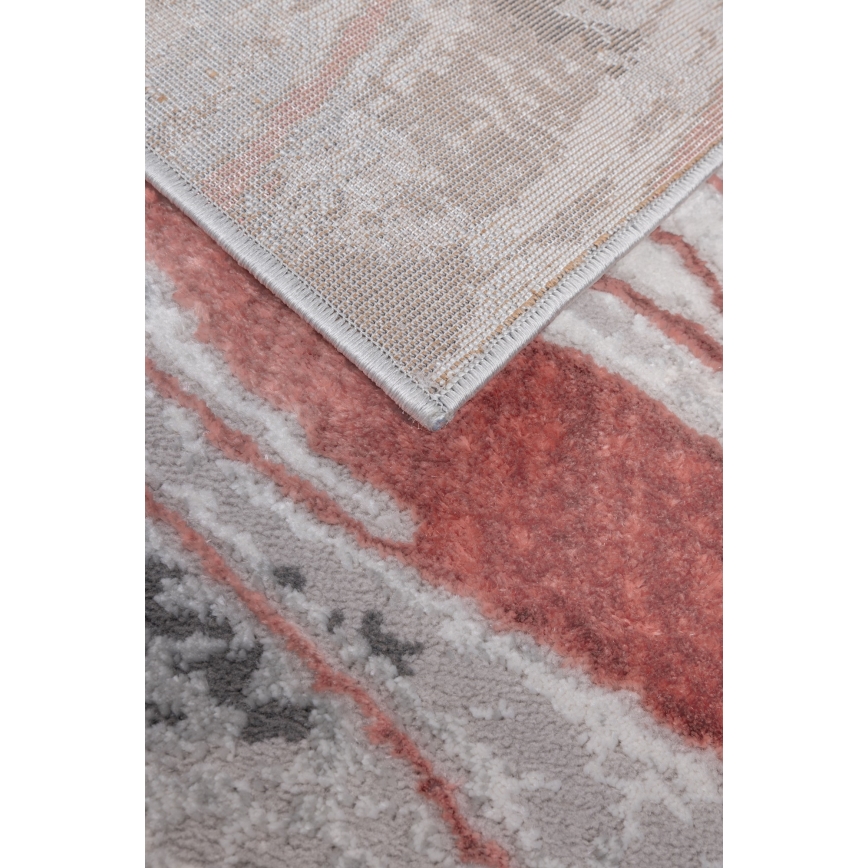 Rug STONE 120x160 cm pink/grey