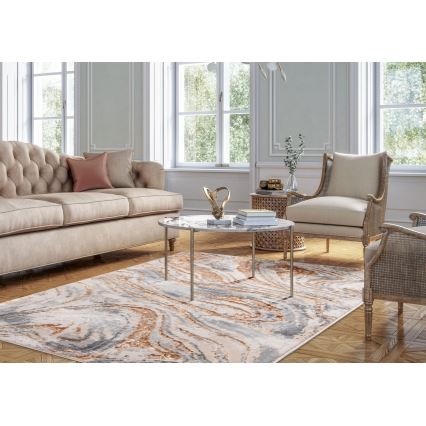 Rug STONE 160x220 cm beige/grey