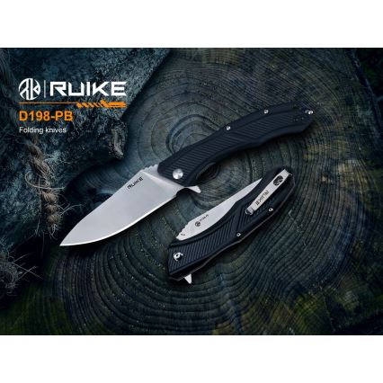 Ruike RUD198PB - Folding pocket knife 23,1 cm black