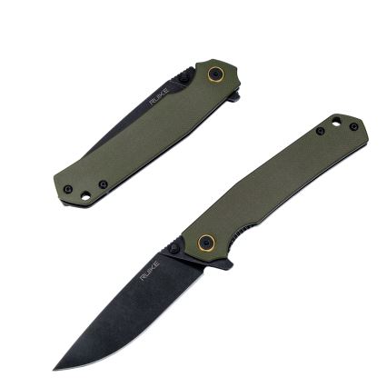 Ruike RUP801G - Folding pocket knife 20 cm green