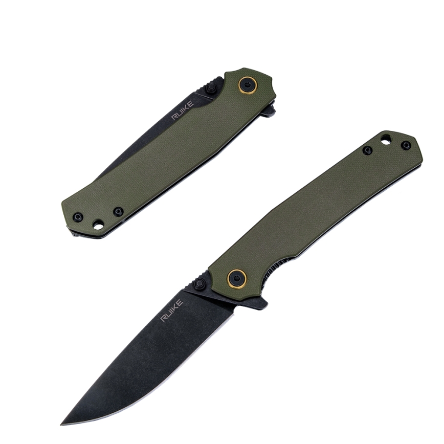 Ruike RUP801G - Folding pocket knife 20 cm green