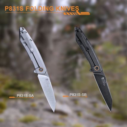 Ruike RUP831SSA - Folding compact knife 19,5 cm silver