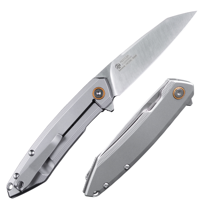 Ruike RUP831SSA - Folding compact knife 19,5 cm silver