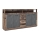 RUNA chest of drawers 190x96x32 cm dark brown/anthracite