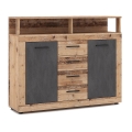 RUNA Chest of Drawers Light Brown/Anthracite