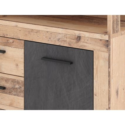 RUNA Chest of Drawers Light Brown/Anthracite